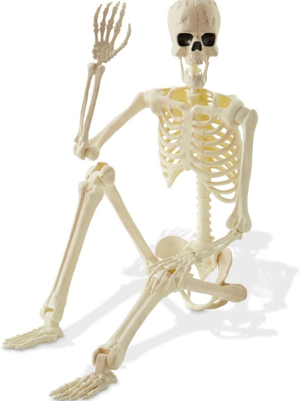 Giant 74" Halloween Frankenstein Skeleton - Posable Outdoor Yard Decoration